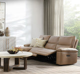Branford 3 Piece Reclining Sectional with LAF Chaise - Camel by Classic Home at Eve Furniture