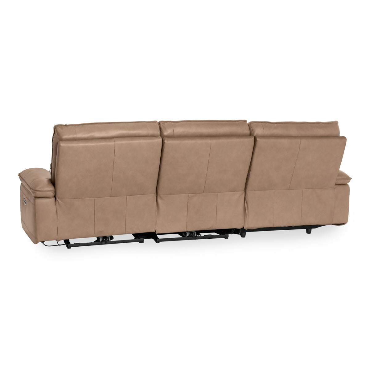 Branford 3 Piece Reclining Sectional with LAF Chaise - Camel by Classic Home at Eve Furniture
