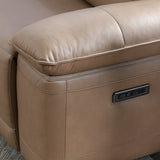 Branford 3 Piece Reclining Sectional with LAF Chaise - Camel by Classic Home at Eve Furniture