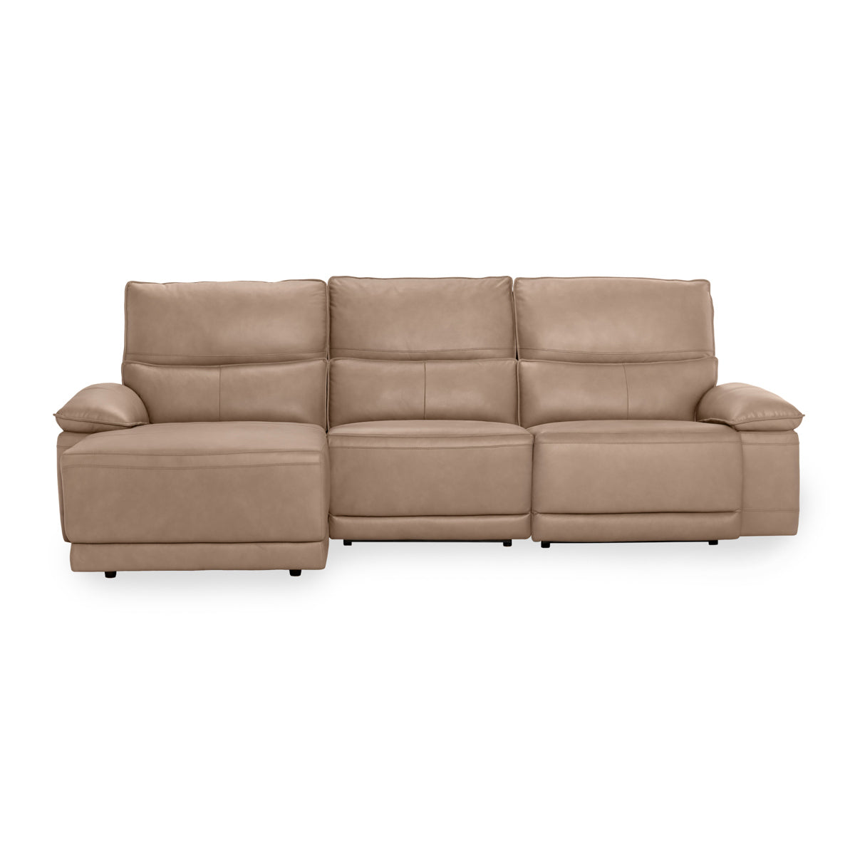 Branford 3 Piece Reclining Sectional with LAF Chaise - Camel by Classic Home at Eve Furniture