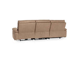 Branford Brown Power Recliner Sectional w/LAF Chaise by Classic Home at Eve Furniture