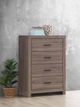 Brantford Barrel Oak 4-Drawer Chest