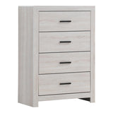 Brantford Coastal White 4-Drawer Chest