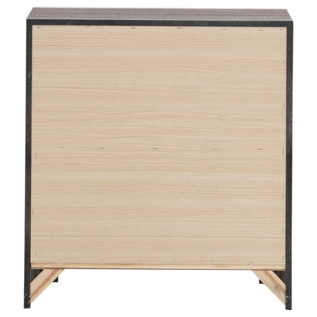 Brantford Barrel Oak 2-Drawer Nightstand by Coaster at Eve Furniture