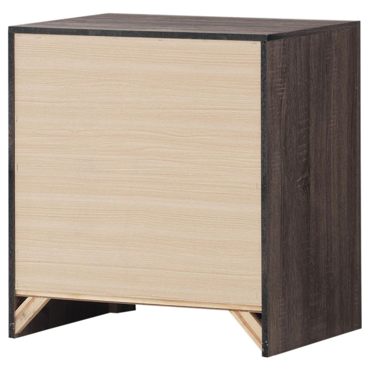 Brantford Barrel Oak 2-Drawer Nightstand by Coaster at Eve Furniture