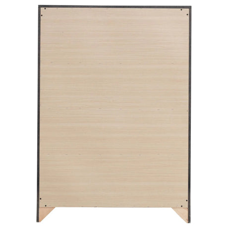Brantford Barrel Oak 4-Drawer Chest by Coaster at Eve Furniture