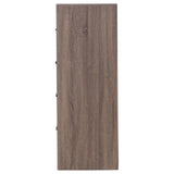 Brantford Barrel Oak 4-Drawer Chest by Coaster at Eve Furniture