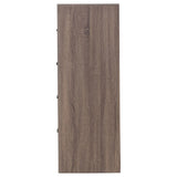 Brantford Barrel Oak 4-Drawer Chest by Coaster at Eve Furniture