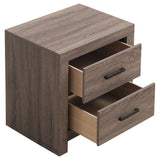 Brantford Barrel Oak 4-Piece Queen Panel Bedroom Set by Coaster at Eve Furniture