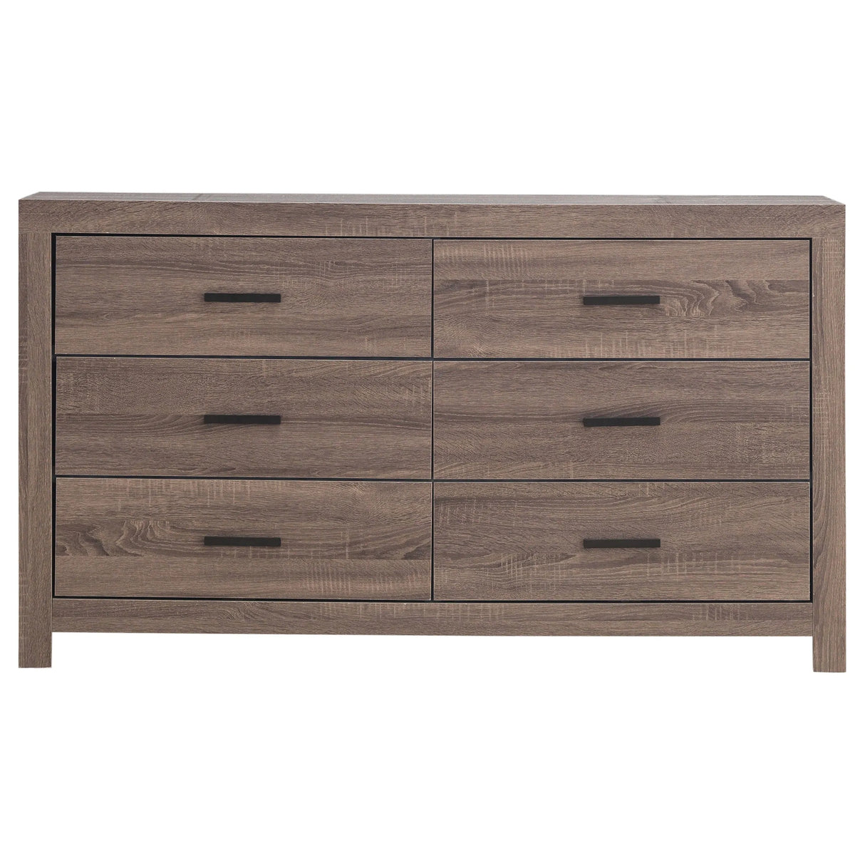 Brantford Barrel Oak 4-Piece Queen Panel Bedroom Set by Coaster at Eve Furniture