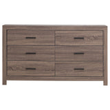 Brantford Barrel Oak 4-Piece Queen Panel Bedroom Set by Coaster at Eve Furniture