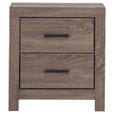 Brantford Barrel Oak 4-Piece Queen Storage Bedroom Set by Coaster at Eve Furniture