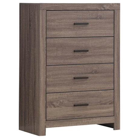 Brantford Barrel Oak 5-Piece Queen Bedroom Set by Coaster at Eve Furniture