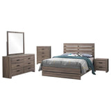 Brantford Barrel Oak 5-Piece Queen Bedroom Set by Coaster at Eve Furniture