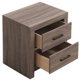 Brantford Barrel Oak 5-Piece Queen Storage Bedroom Set by Coaster at Eve Furniture