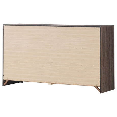 Brantford Barrel Oak 6-Drawer Dresser by Coaster at Eve Furniture