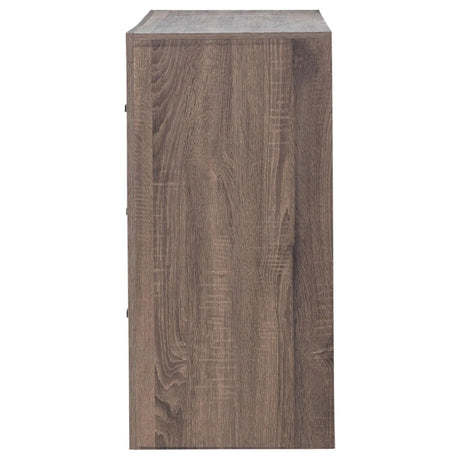 Brantford Barrel Oak 6-Drawer Dresser by Coaster at Eve Furniture