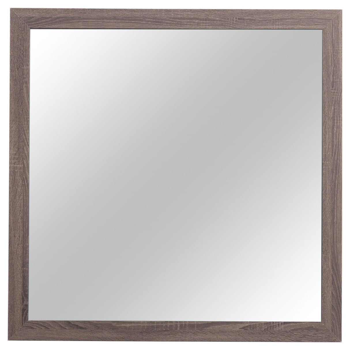 Brantford Barrel Oak Rectangle Dresser Mirror by Coaster at Eve Furniture