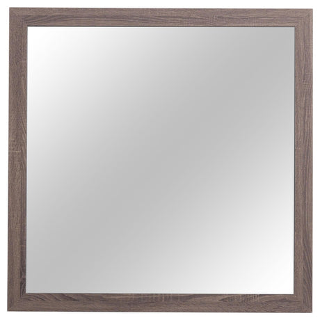 Brantford Barrel Oak Rectangle Dresser Mirror by Coaster at Eve Furniture