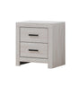 Brantford Coastal White 2-Drawer Nightstand by Coaster at Eve Furniture