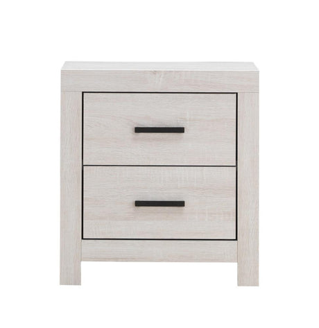 Brantford Coastal White 2-Drawer Nightstand by Coaster at Eve Furniture