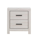 Brantford Coastal White 2-Drawer Nightstand by Coaster at Eve Furniture