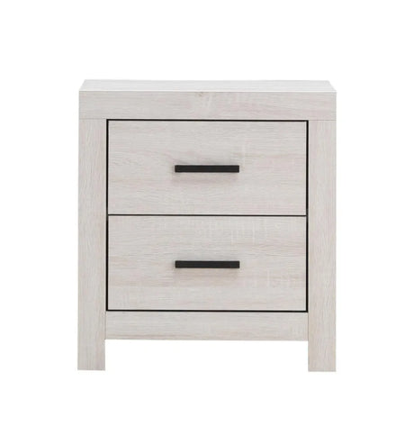 Brantford Coastal White 2-Drawer Nightstand by Coaster at Eve Furniture