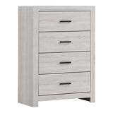Brantford Coastal White 4-Drawer Chest by Coaster at Eve Furniture