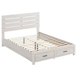 Brantford Coastal White 5-Piece Queen Storage Bedroom Set by Coaster at Eve Furniture