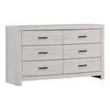 Brantford Coastal White 6-Drawer Dresser by Coaster at Eve Furniture