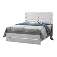 Brantford Coastal White Eastern King Panel Bed by Coaster at Eve Furniture
