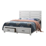 Brantford Coastal White Eastern King Storage Bed by Coaster at Eve Furniture