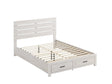 Brantford Coastal White Queen Storage Bed by Coaster at Eve Furniture