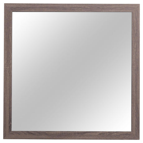 Brantford Barrel Oak Rectangle Dresser Mirror