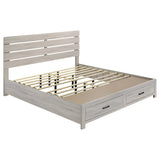 Brantford White 5-Piece Eastern King Bedroom Set by Coaster at Eve Furniture