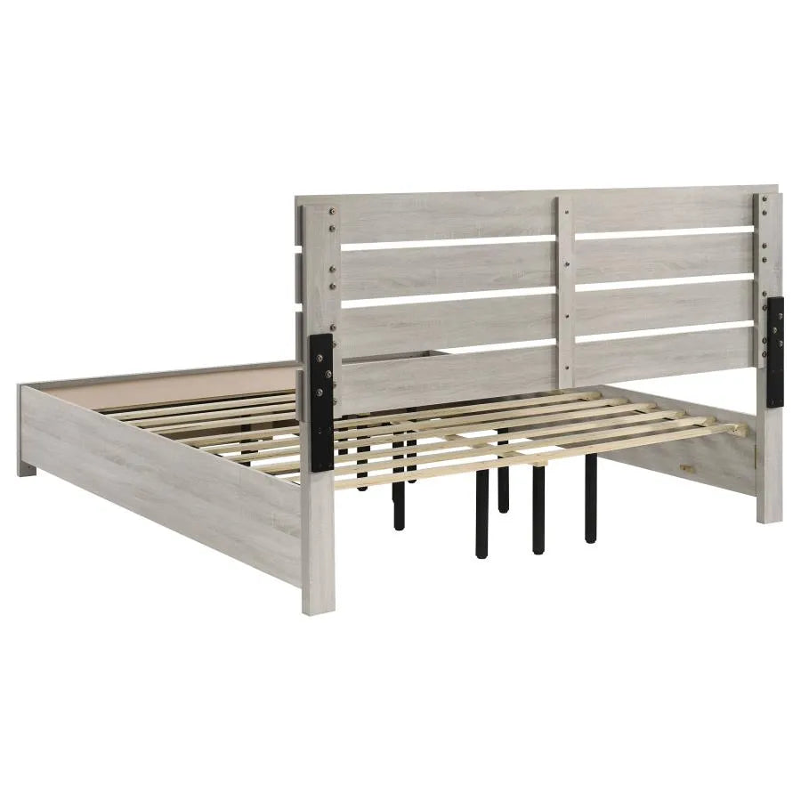 Brantford White 5-Piece Eastern King Bedroom Set by Coaster at Eve Furniture