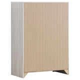 Brantford White Coastal Panel Bedroom Set by Coaster at Eve Furniture
