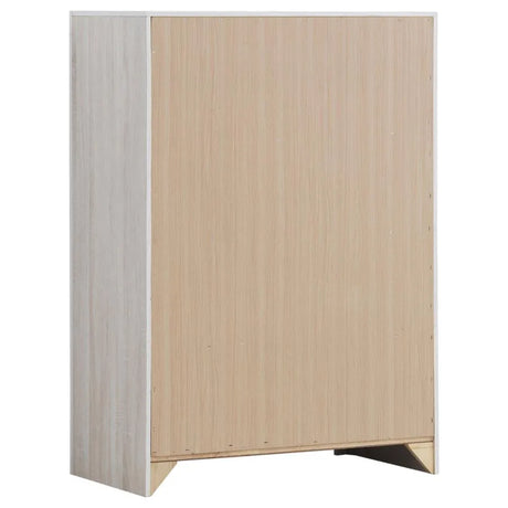 Brantford White Coastal Panel Bedroom Set by Coaster at Eve Furniture