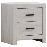 Brantford White Coastal Panel Bedroom Set by Coaster at Eve Furniture