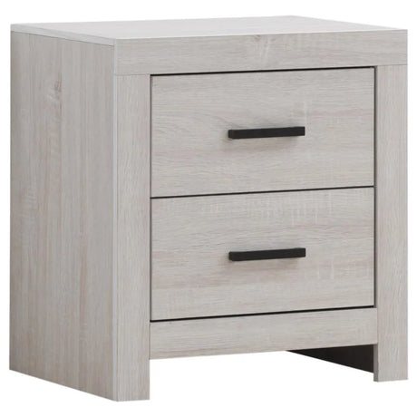 Brantford White Coastal Panel Bedroom Set by Coaster at Eve Furniture