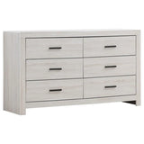 Brantford White Coastal Panel Bedroom Set by Coaster at Eve Furniture