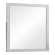 Brantford White Coastal Rectangle Dresser Mirror by Coaster at Eve Furniture