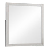 Brantford White Coastal Rectangle Dresser Mirror by Coaster at Eve Furniture