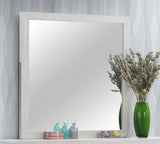 Brantford White Coastal Rectangle Dresser Mirror by Coaster at Eve Furniture
