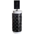 Brasseur III Black Toned Metal Fish Scale Wall Sconce by Mercana at Eve Furniture