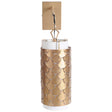 Brasseur IV Gold Toned Metal Fish Scale Wall Sconce by Mercana at Eve Furniture