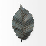 Brattea Large Metal Leaf Wall Art by Mercana at Eve Furniture