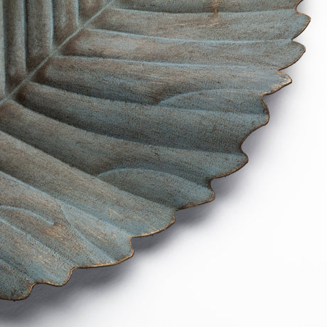 Brattea Large Metal Leaf Wall Art by Mercana at Eve Furniture