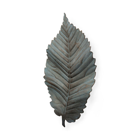 Brattea Large Metal Leaf Wall Art by Mercana at Eve Furniture