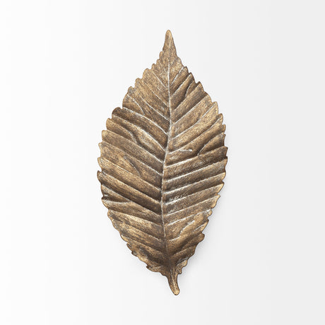 Brattea Medium Metal Leaf Wall Art by Mercana at Eve Furniture